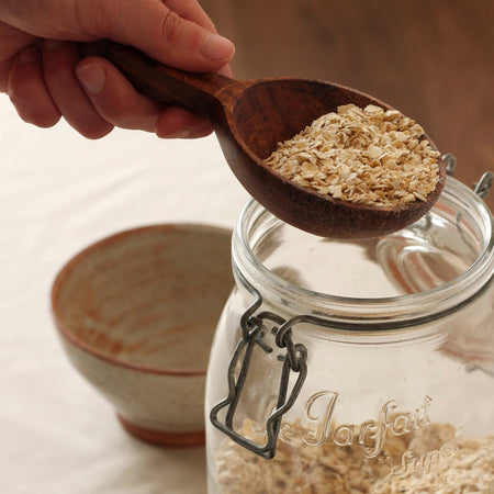Flour Scoop in Dark Walnut | Selwyn House | Shop Fodder