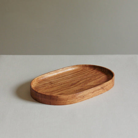 Oval Tray in English Oak | Selwyn House | Shop Fodder