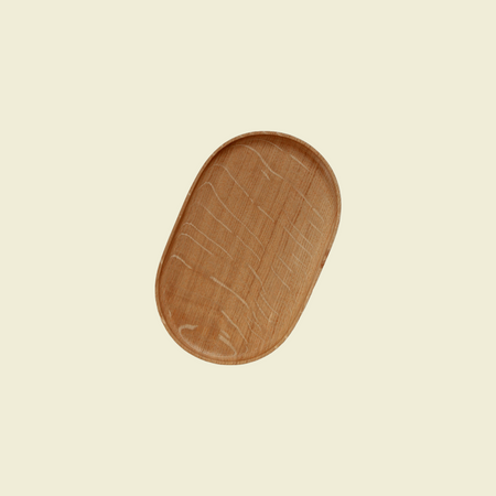 Oval Tray in English Oak | Selwyn House | Shop Fodder