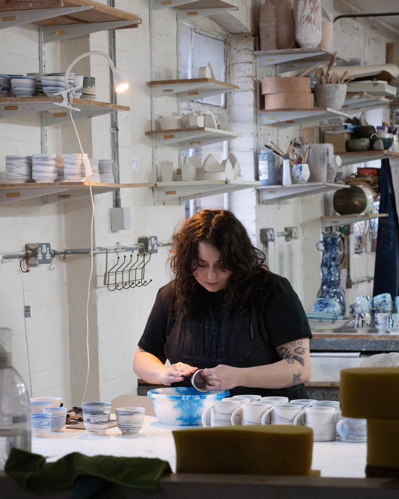 Janne Meijer in the Studio