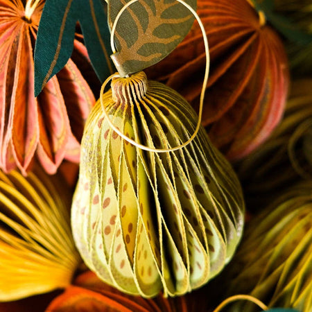 Christmas Pear Ornament. | East End Press | Shop Fodder