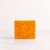 Square orange soap bar on a white background  | Wild Sage & Co | Shop Fodder