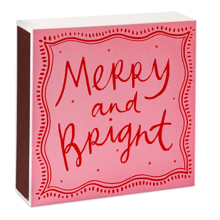 Merry & Bright | Square - Christmas Safety Matches🎄