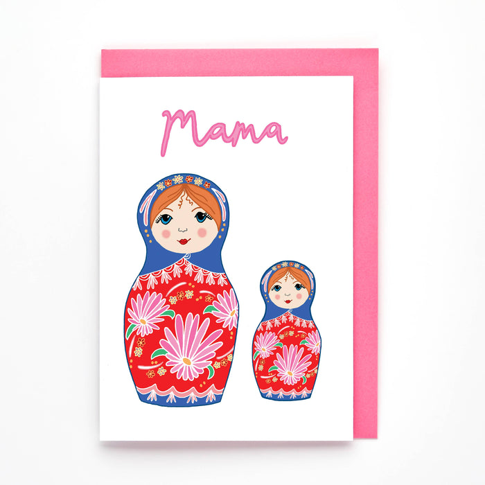 Mama Card | Mother's Day Card | Russian Dolls