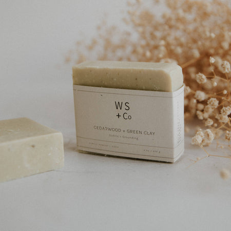 Cedarwood + Green Clay Soap | Wild Sage & Co | Shop Fodder