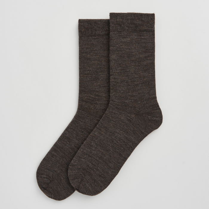 Pair of dark gray socks on a light gray background | Pairs Socks | Shop Fodder