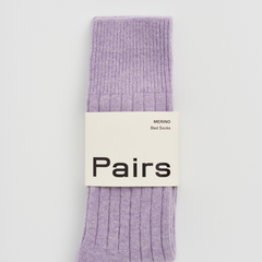Parma Violet Merino Bed Socks