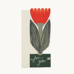 Red Tulip, For You Card