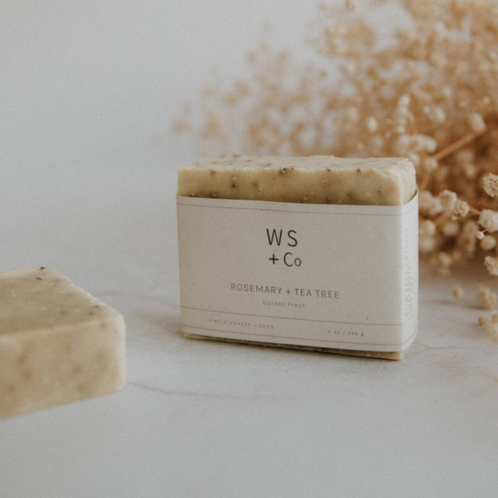 Wild Sage & Co Rosemary & Tea Tree Handmade Soap | Shop Fodder 