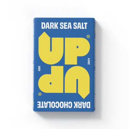 Dark Sea salt Chocolate Bar 120G | UPUP | Kentish Town Stores 