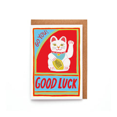 Lucky Chinese Cat Mini Card