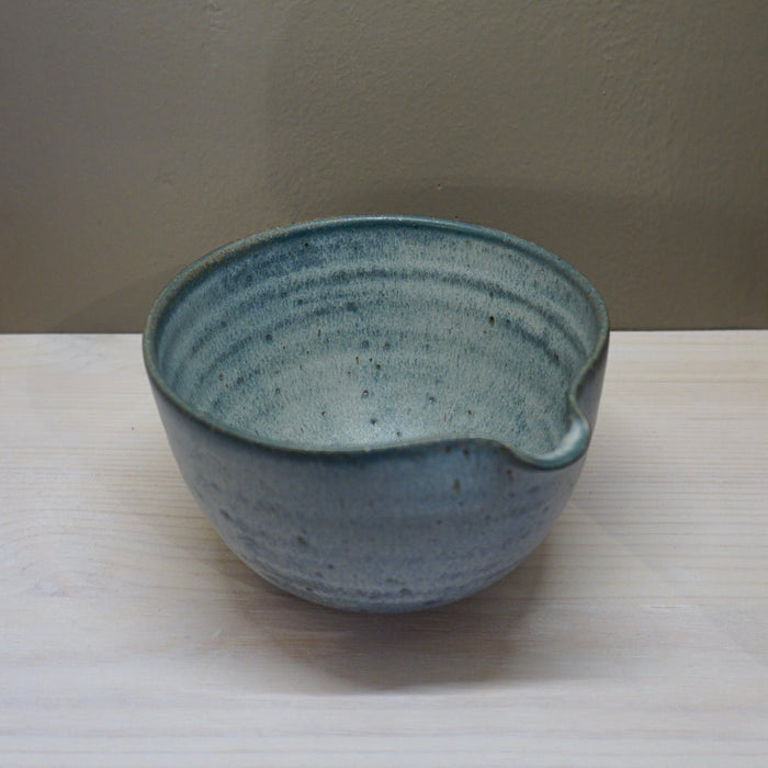 Handmade Matcha Bowl by Aku Ceramics in Blue Haar | Shop Fodder