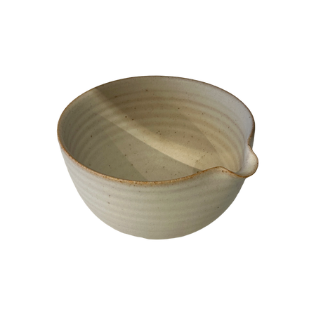 Handmade Matcha Bowl by Aku Ceramics in Ivory | Shop Fodder