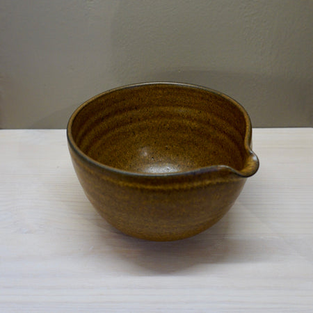 Handmade Matcha Bowl by Aku Ceramics in Brown Tamba | Shop Fodder