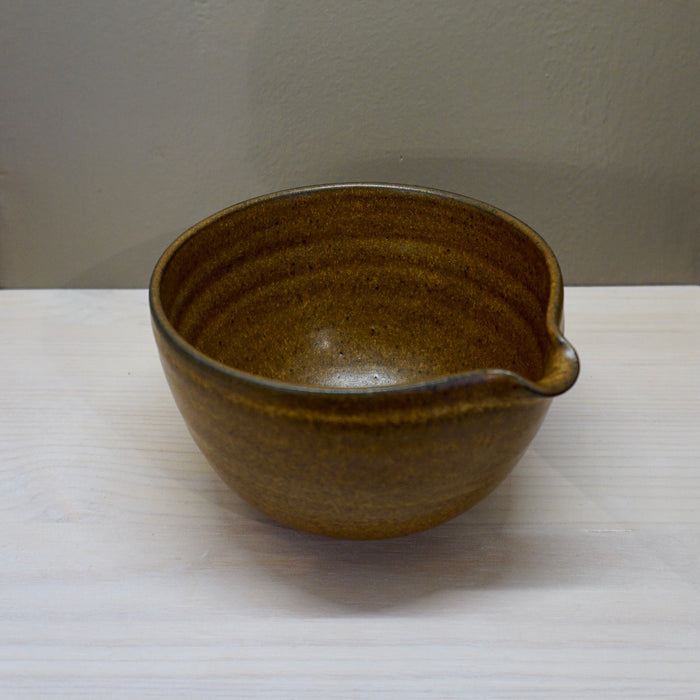 Handmade Matcha Bowl by Aku Ceramics in Brown Tamba | Shop Fodder
