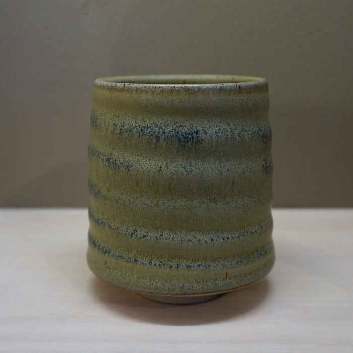 Loch Blue Ceramic Yunomi Cup handmade by Aku Ceramics | Shop Fodder