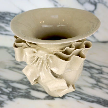 Ceramic One Bow Vase | Amelia Christoffers | Shop Fodder