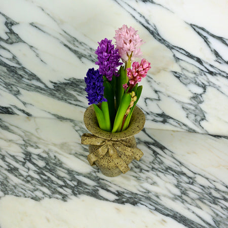 Amelia Christoffers handmade ceramic vase with bow | Shop Fodder
