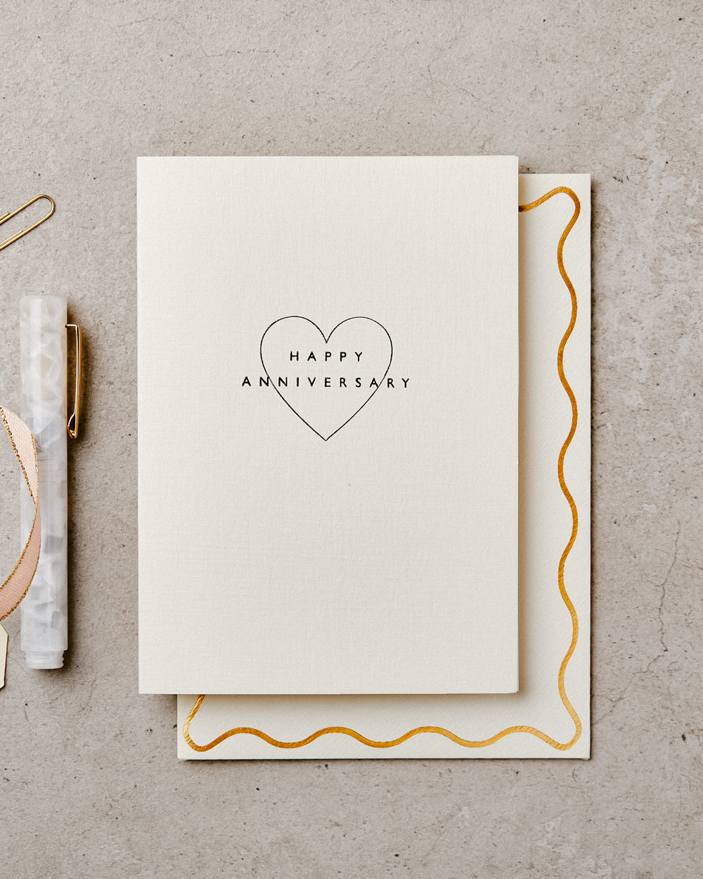 Anniversary Heart Card | Katie Leamon