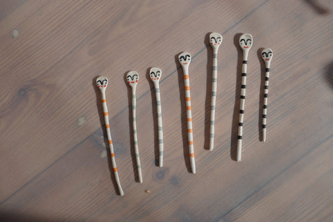 Porcelain Salt Spoon