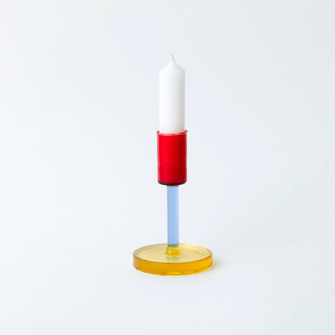 Medium Glass Candle Holder