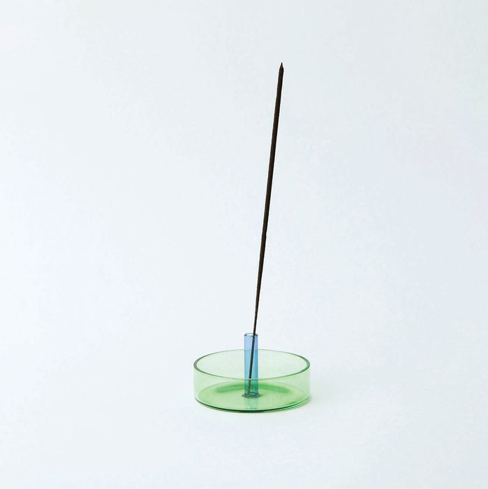 Incense Holder Green | Block Design | Kentish Town Stores 