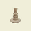 Pillar Candlestick Holder Unglazed | Studio ERS | Kentish Town Stores 