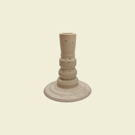 Pillar Candlestick Holder Unglazed | Studio ERS | Kentish Town Stores 