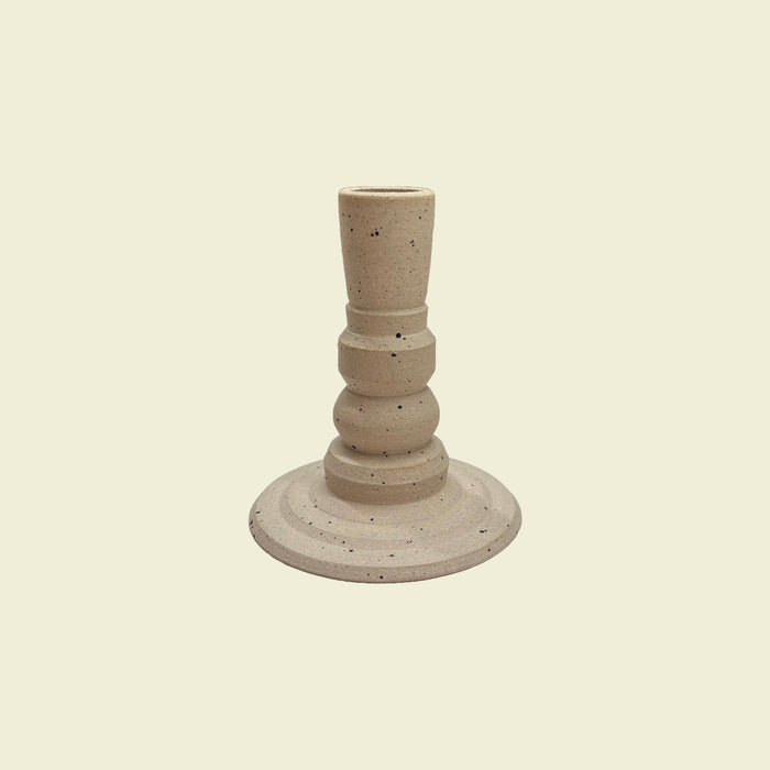 Pillar Candlestick Holder Unglazed | Studio ERS | Kentish Town Stores 
