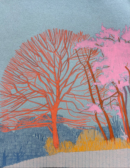 Clare Halifax | Hampstead Heath Study | Original Drawing | Shop Fodder