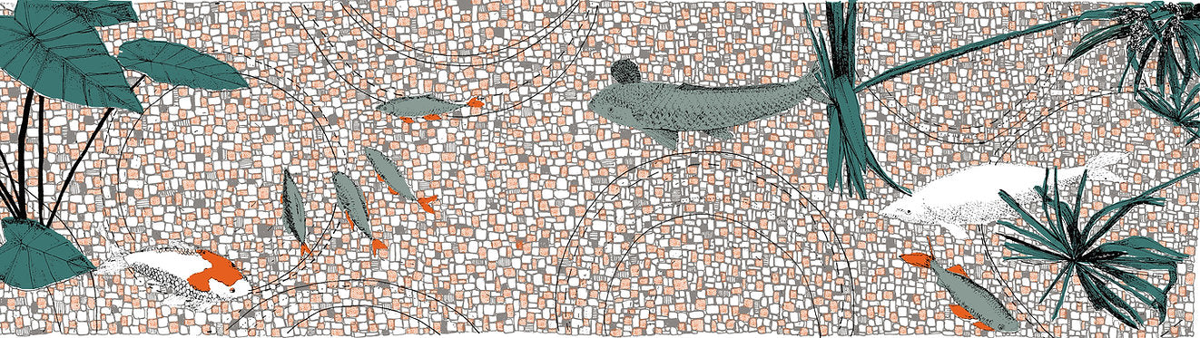 Clare Halifax | Pano Pond | Original Screenprint | Shop Fodder
