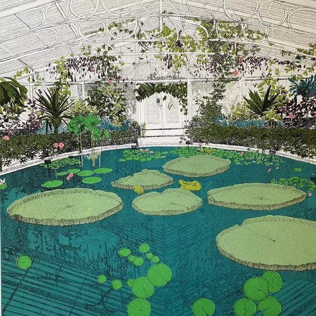 Clare Halifax | Waterlily House & Home | Original Screenprint | Shop Fodder