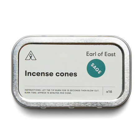 Earl of East Incense Cones | Sage |  Shop Fodder