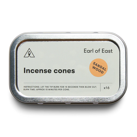Earl of East Incense Cones | Sandalwood |  Shop Fodder