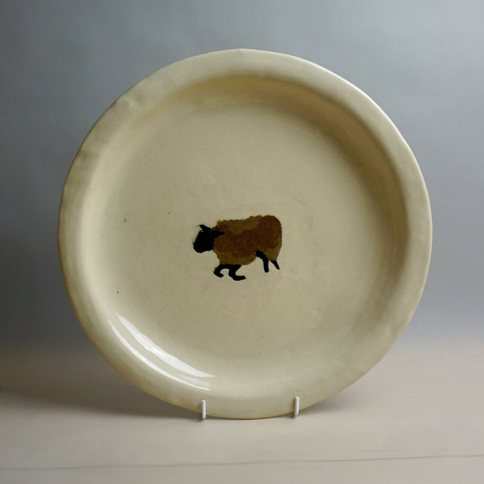 Fern Taylor Ceramic Nerikomi Platter with Ram | Shop Fodder