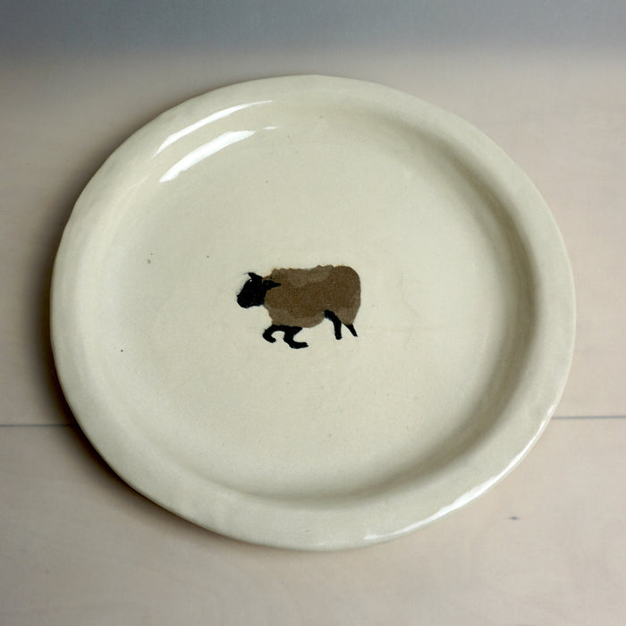 Fern Taylor Ceramic Nerikomi Platter with Ram | Shop Fodder