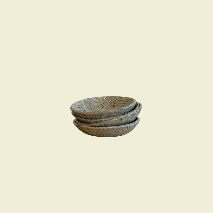 Stack of Nerikomi Grain Trinket Dish | Fern Taylor | Shop Fodder