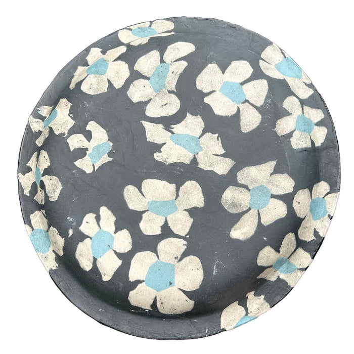 Fern Taylor Ceramic Nerikomi Platter in Flower base | Shop Fodder