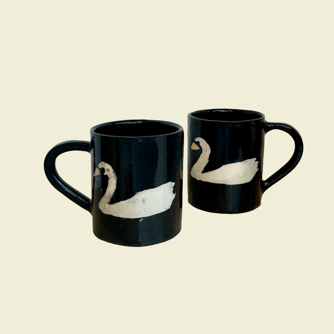 Swan Nerikomi Ceramic Mug | Fern Taylor | Shop Fodder