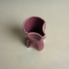 Pink ceramic cup on a light beige background. Tessellating Pourer | Fettle Studio | Shop Fodder