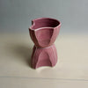 Pink ceramic vase on a neutral background. Tessellating Pourer | Fettle Studio | Shop Fodder