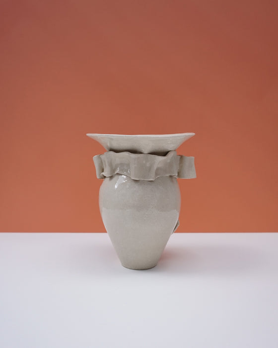 Bow Ceramic Vase handmade by Amilia Christoffers | Shop Fodder
