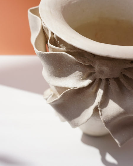 Bow Ceramic Vase handmade by Amilia Christoffers | Shop Fodder