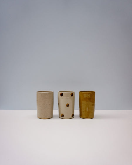 Ceramic Water cup by Cara Guthrie - handmade stoneware - Fodder