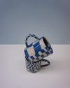 Cobalt Checkerboard Nerikomi Ceramic Mug | Fern Taylor | Shop Fodder