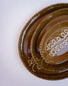 Three sizes of oval serving plates - Lily Pearmain | Fodder