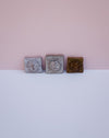 Green nicotine, wood ash, tin white - Sun wall tile - Lily Pearmain