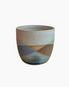 Ceramic Beaker by Liz Vidal Ceramics - handmade rounded stoneware beaker - layered glazes - Fodder