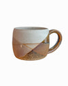 Hug Mug by Liz Vidal Ceramics - handmade rounded stoneware mug - layered glazes - Fodder
