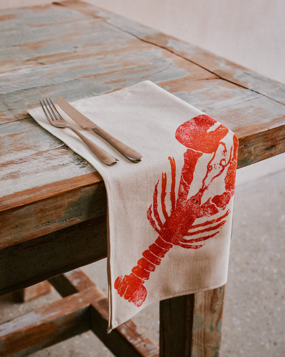 Lobster Napkins (Set of Four) | Nic Brittin